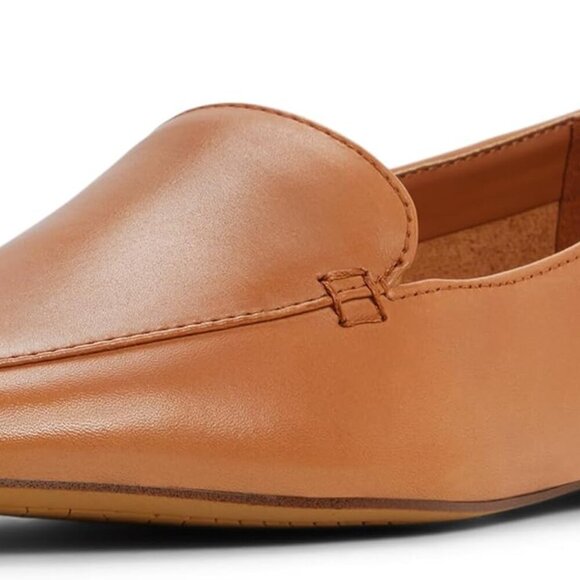 Women's Leather Slip-On Shoes Flat Dress Casual Comfortable Easy on off